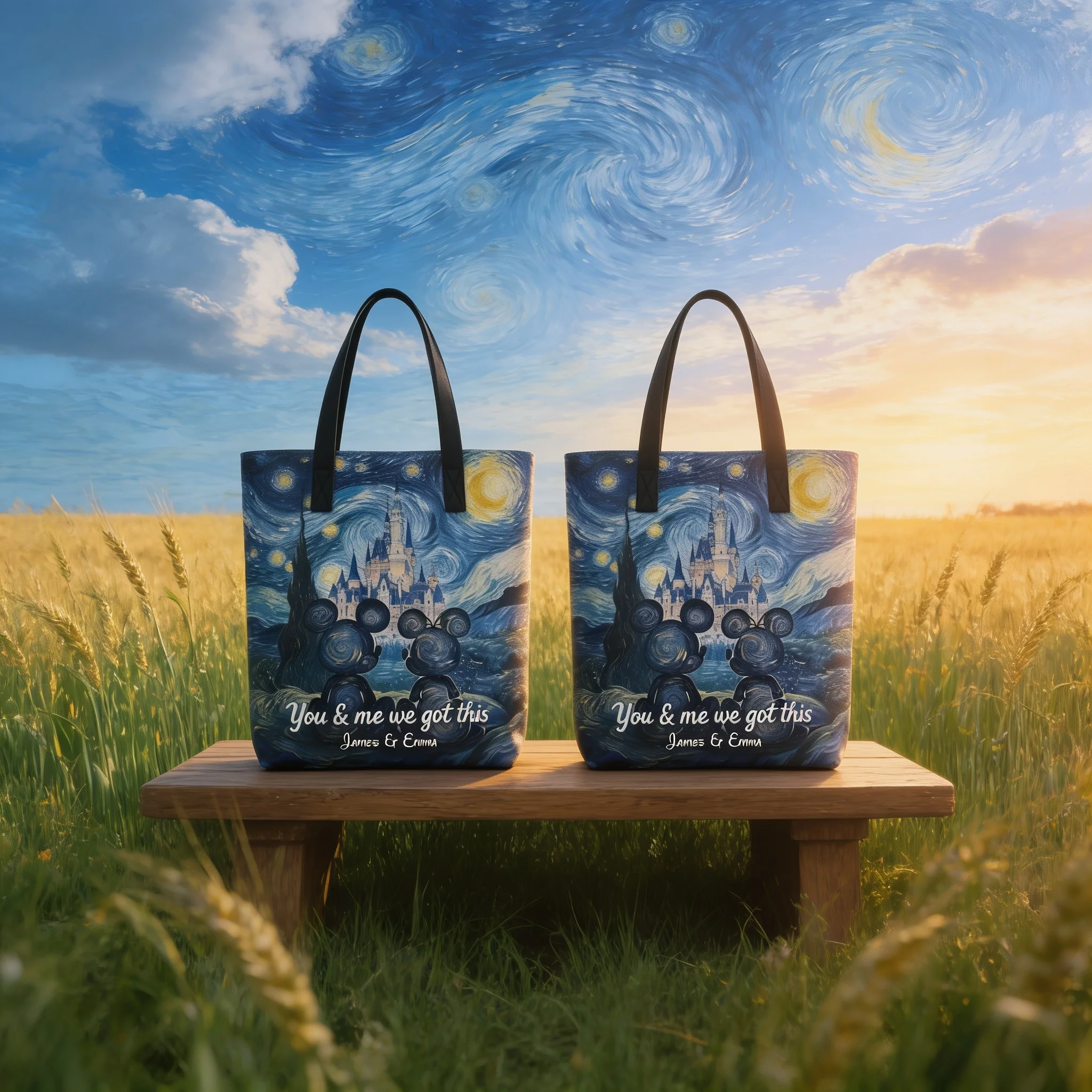 You & Me We Got This - Personalized Tote Bag - Gift For Couple - MkMo