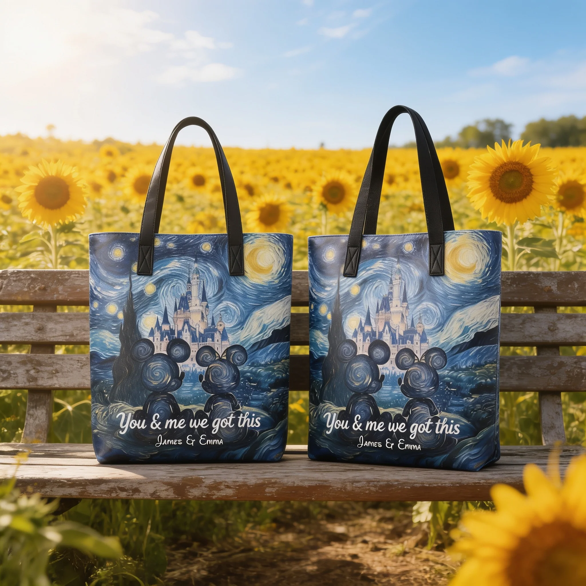 You & Me We Got This - Personalized Tote Bag - Gift For Couple - MkMo - Image 4