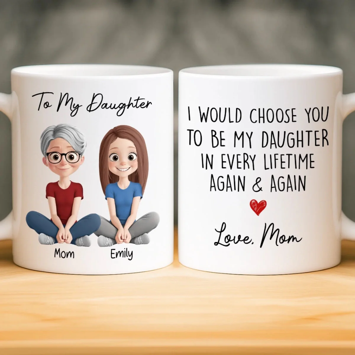 You Warm My World - Personalized Ceramic Mug - Gift For Mom, Mother's Day | GR25 HN02 - Image 2