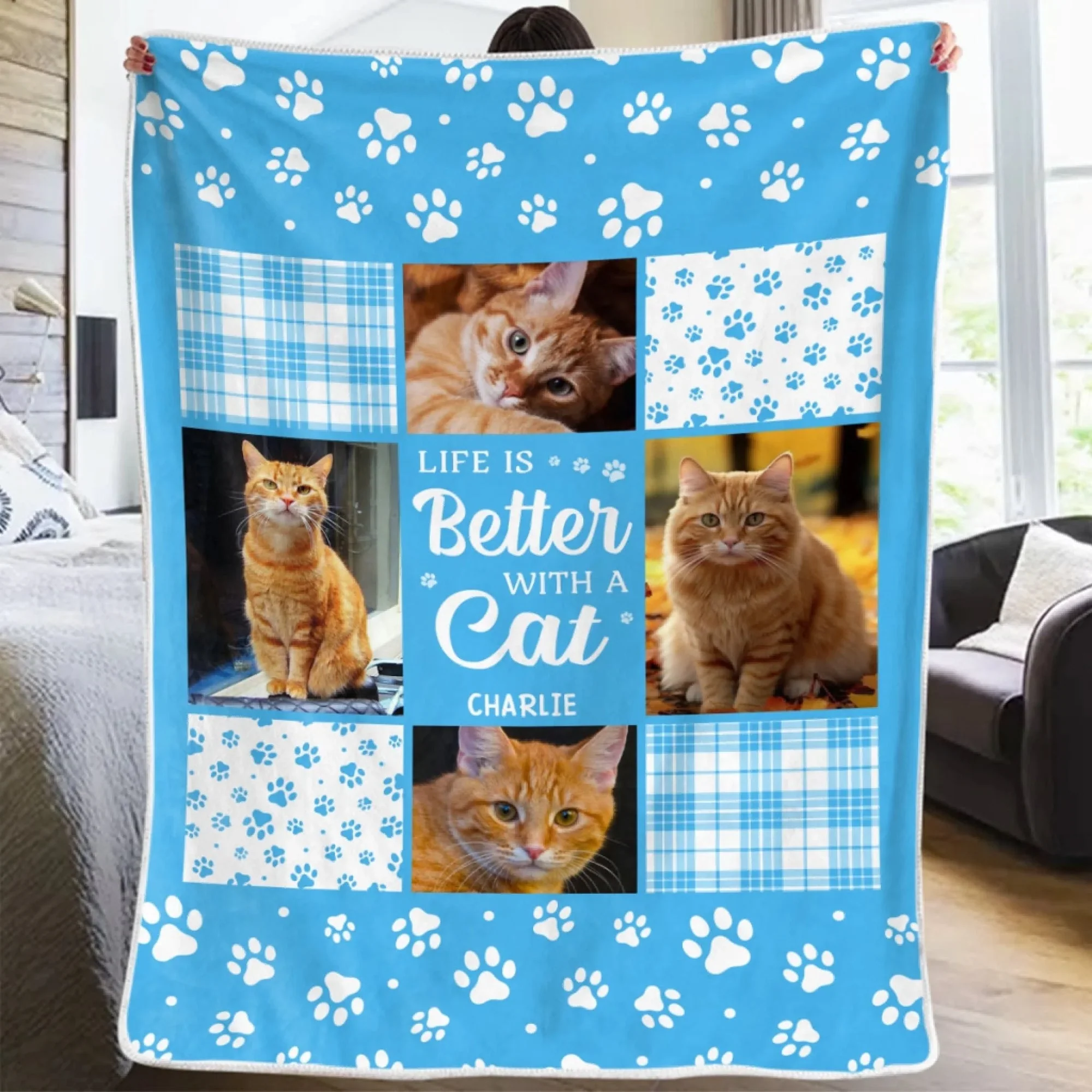 You Were My Favorite Hello And My Hardest Goodbye - Personalized Custom Photo Blanket - Gifts For Memorial Pet, Christmas HH01 - Image 2