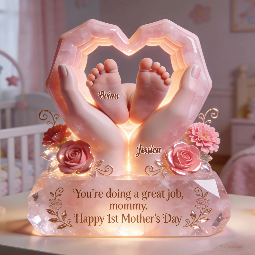 You're Doing A Great Job - Personalized Shape Acrylic Plaque - Gift For Mom, Grandma HN02 - Image 2
