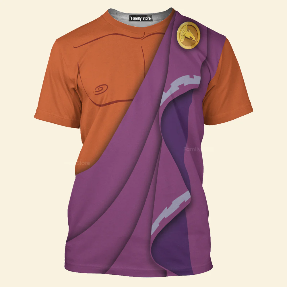 Zeus Hercules Costume - 3D TShirt